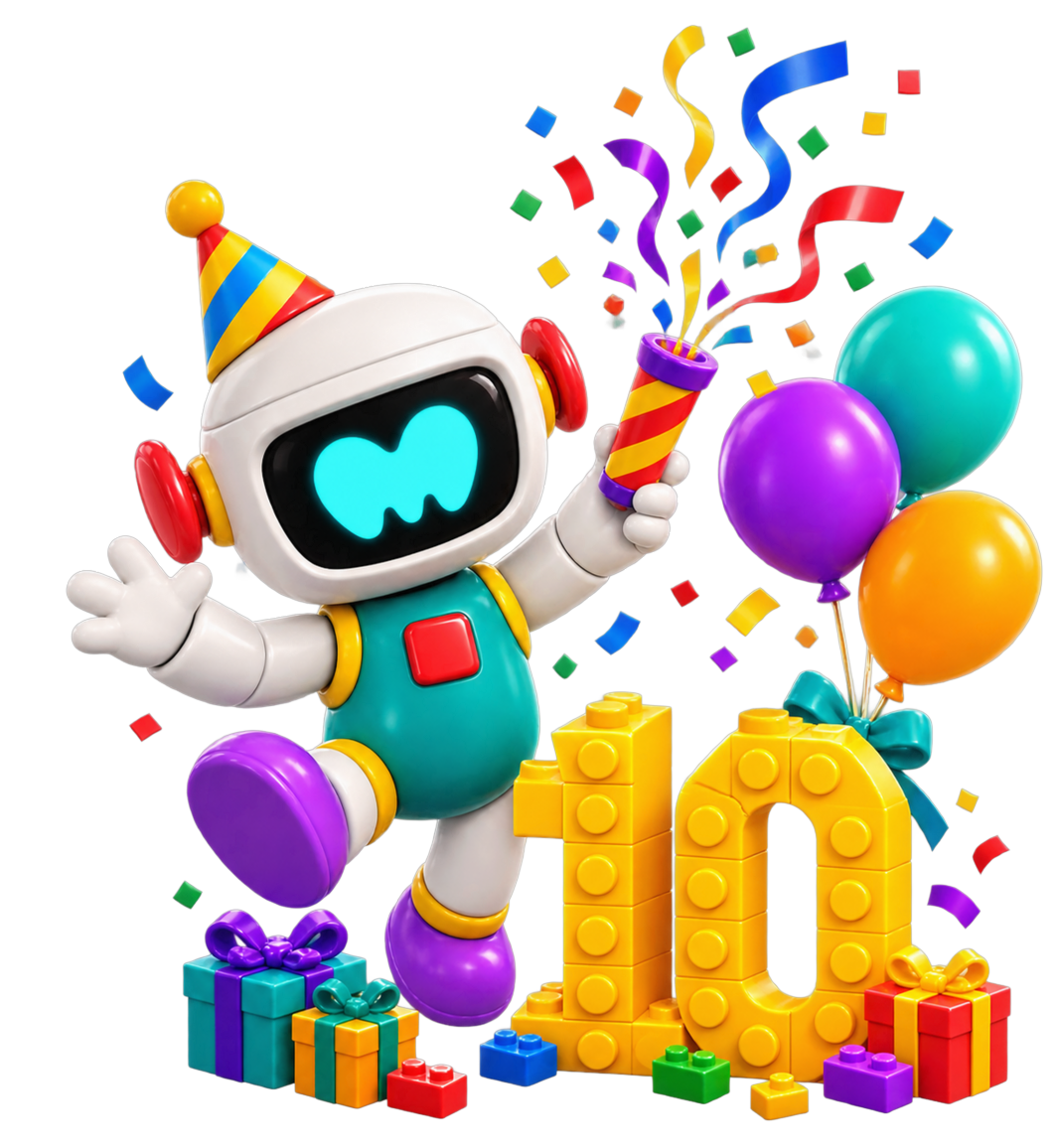 Mentito celebra los 10 años de Megamentes con confeti
